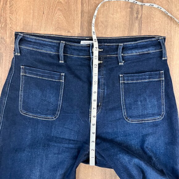Artemis Vintage Ximena Wide Leg Patch Pocket Stretch Jeans Sz 16 - Picture 10 of 14